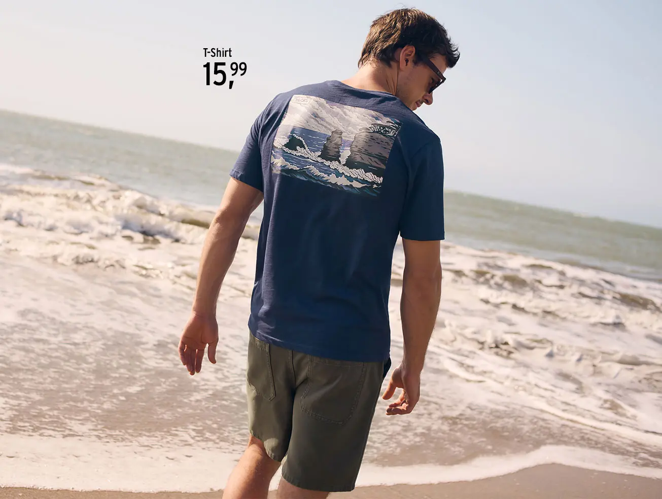 T-Shirts mit Rückenprint für Herren