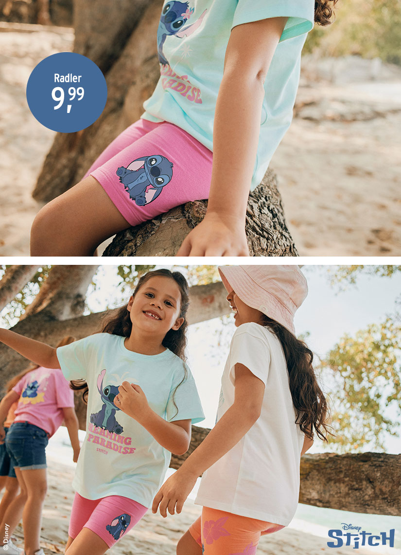 Kindermode mit Stitch-Motiven von Disney