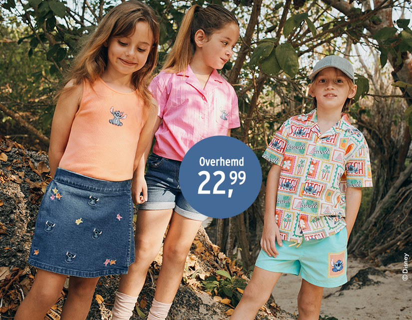 Kleding voor kinderen met motieven uit "Lilo & Stitch"