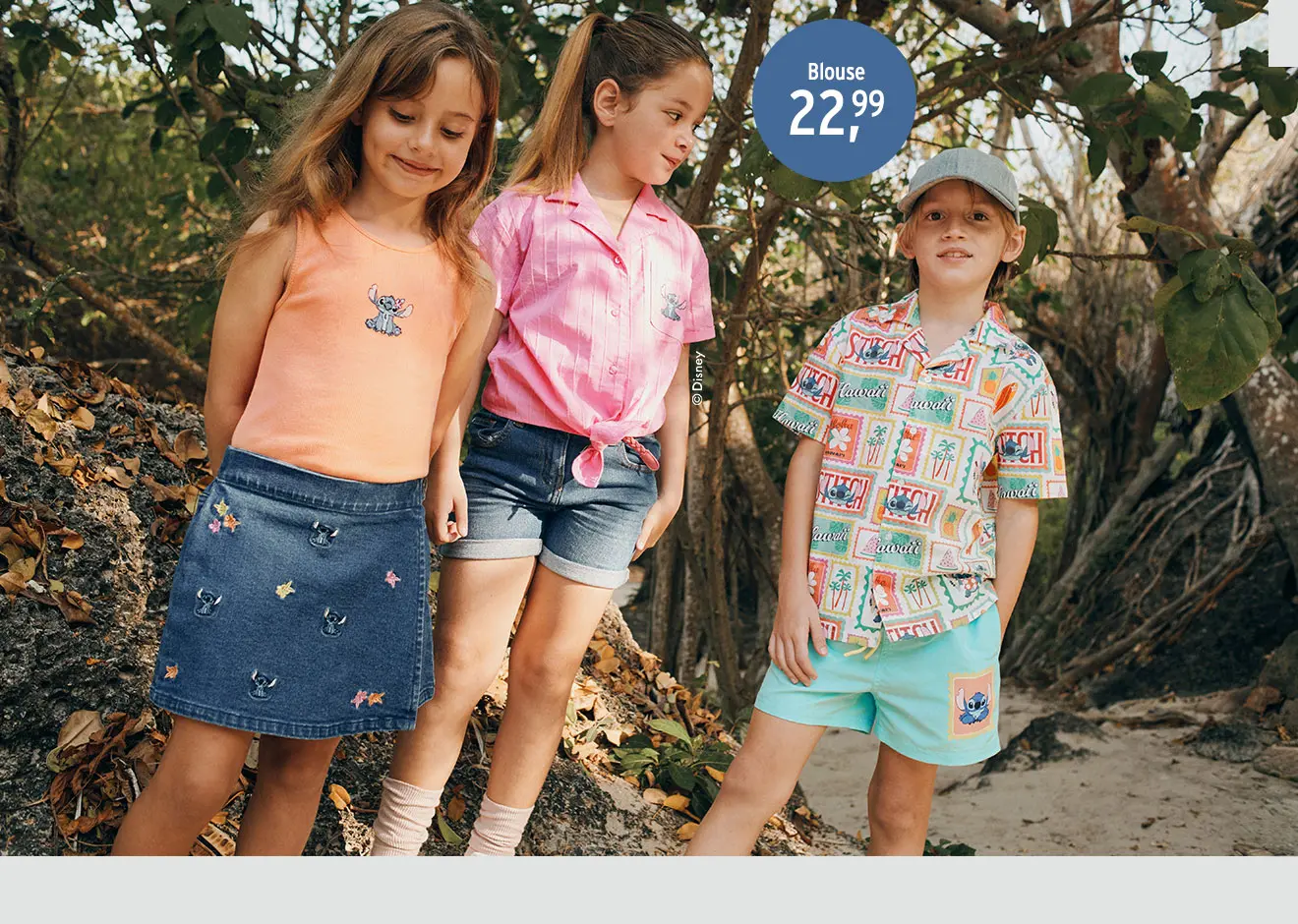 Vrolijke kindermode met Stitch motieven van Disney