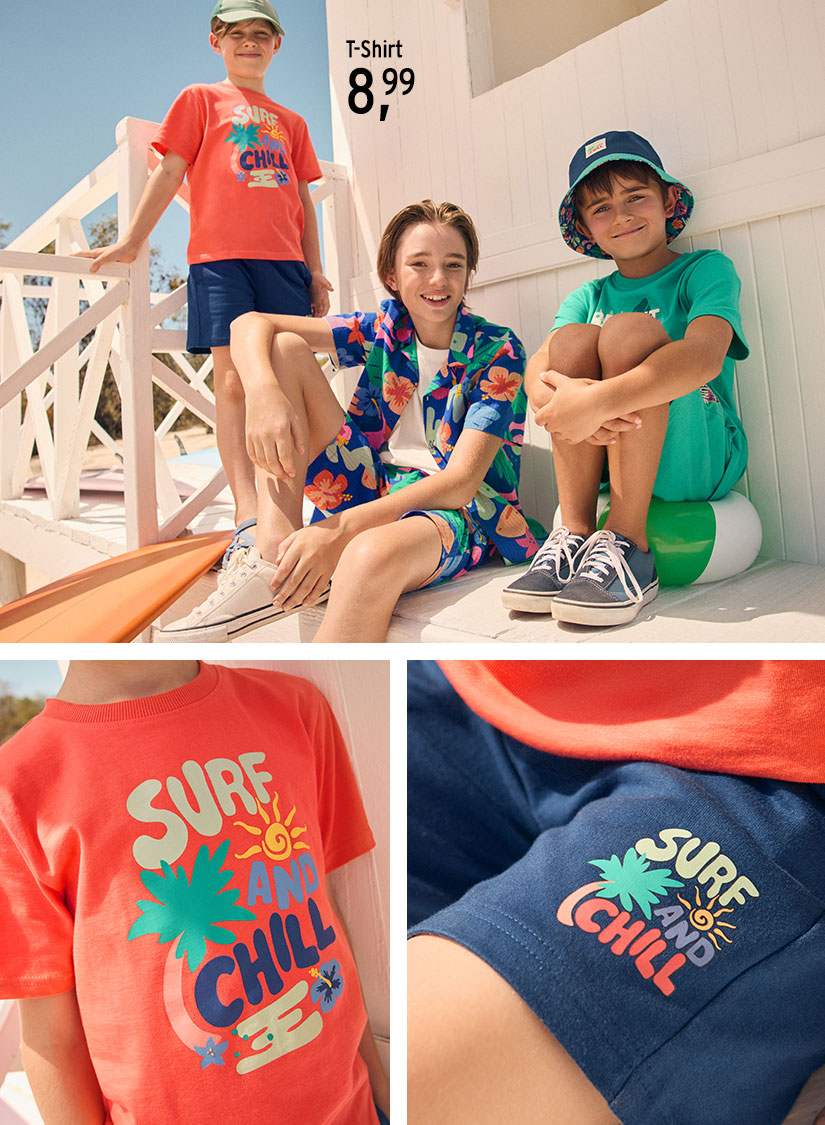 Mode mit bunten Prints für Kleinkinder Jungen