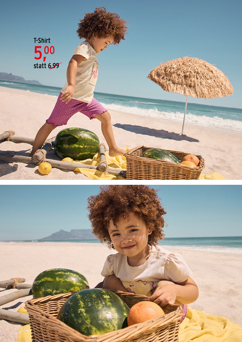 T-Shirts für Babys für den Sommer
