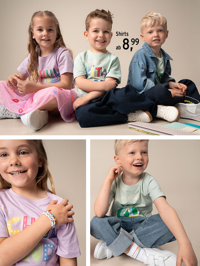 Kleidung & Accessoires für Schulstart und Kita