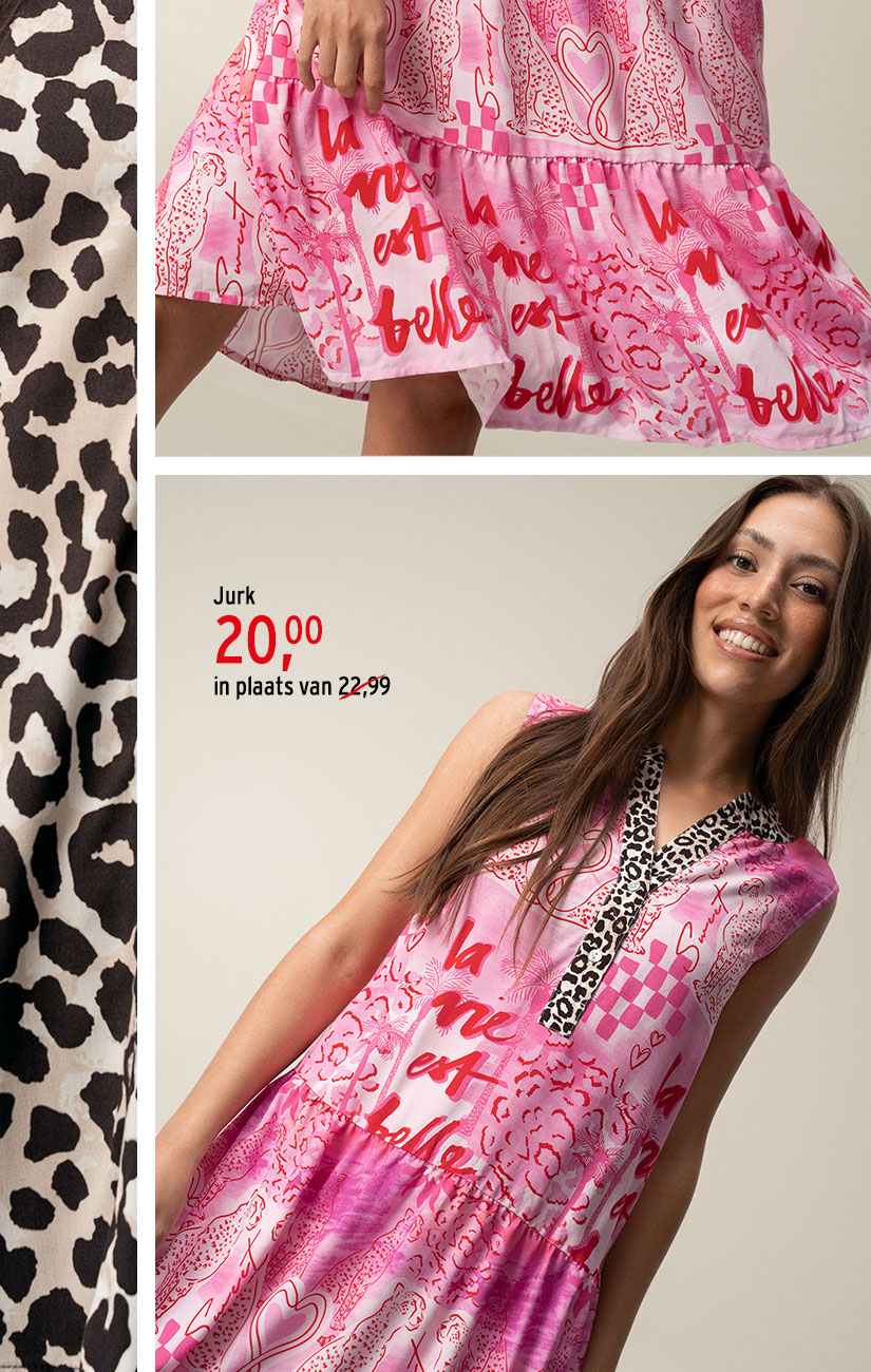 Roze jurk