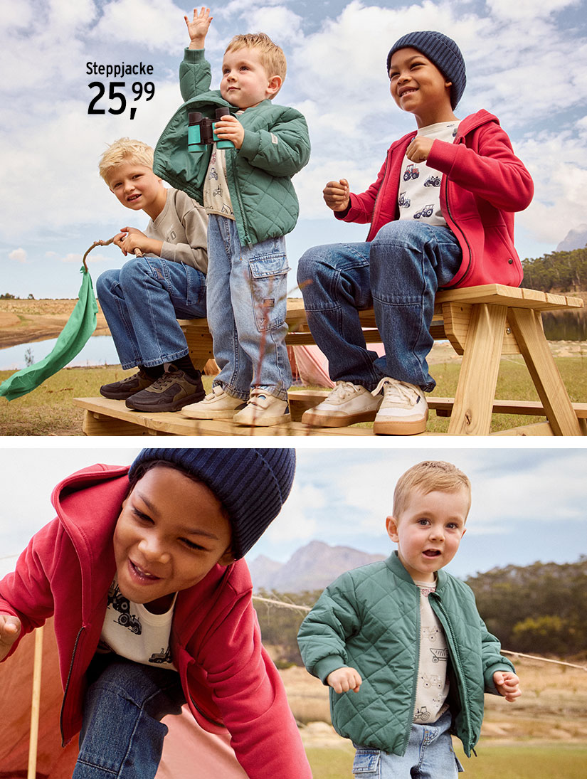 Mode mit fröhlichen Motiven für Baby Jungen