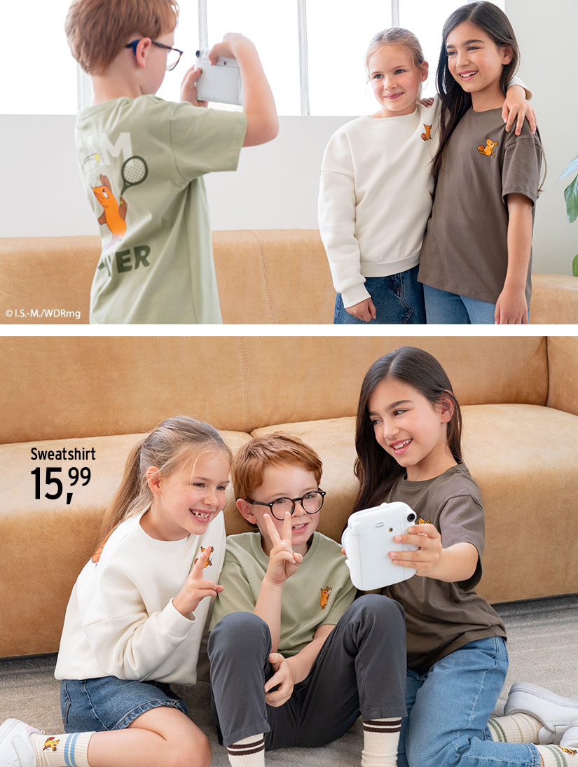 Sweatshirts mit Motiven aus "Die Sendung mit der Maus"