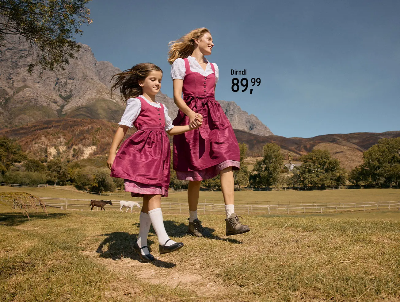 Rote Dirndl