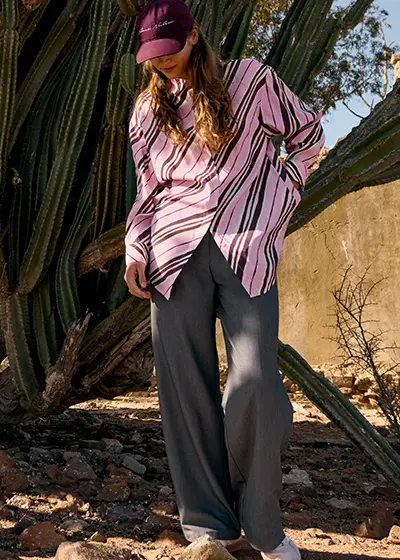 Bluse mit Print