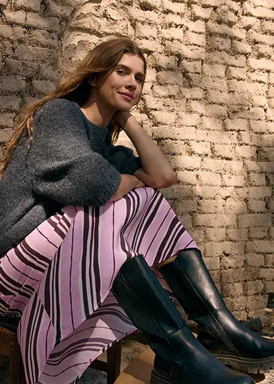 Rock mit Print