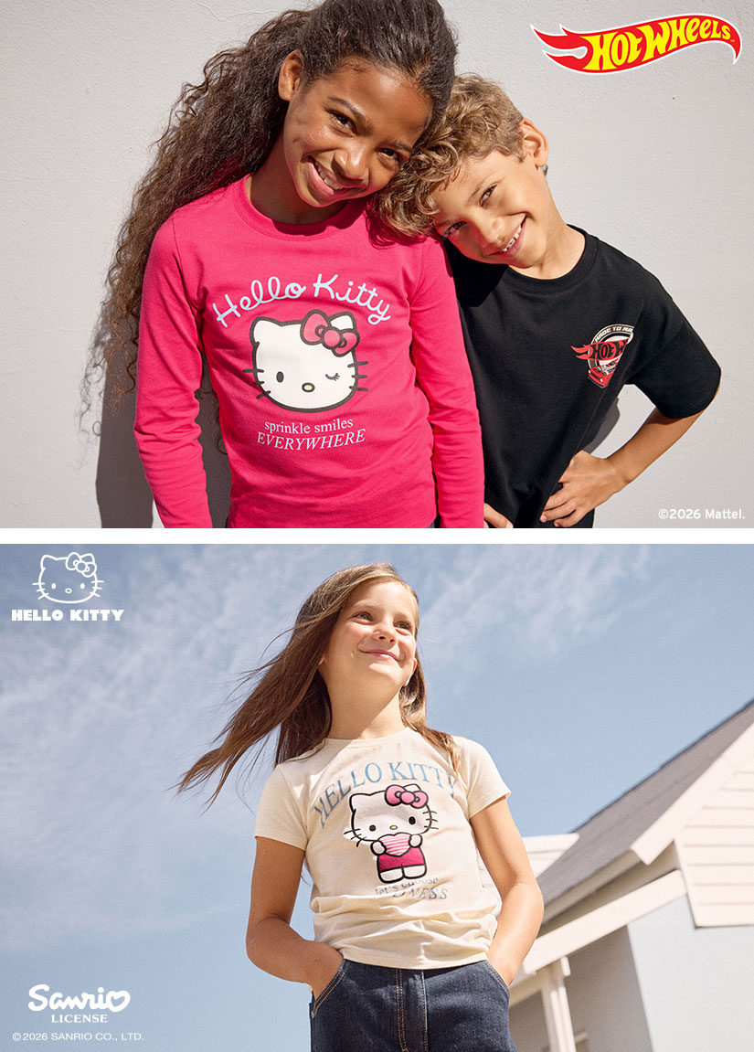 Kinder T-Shirts mit Motiven Hello Kitty