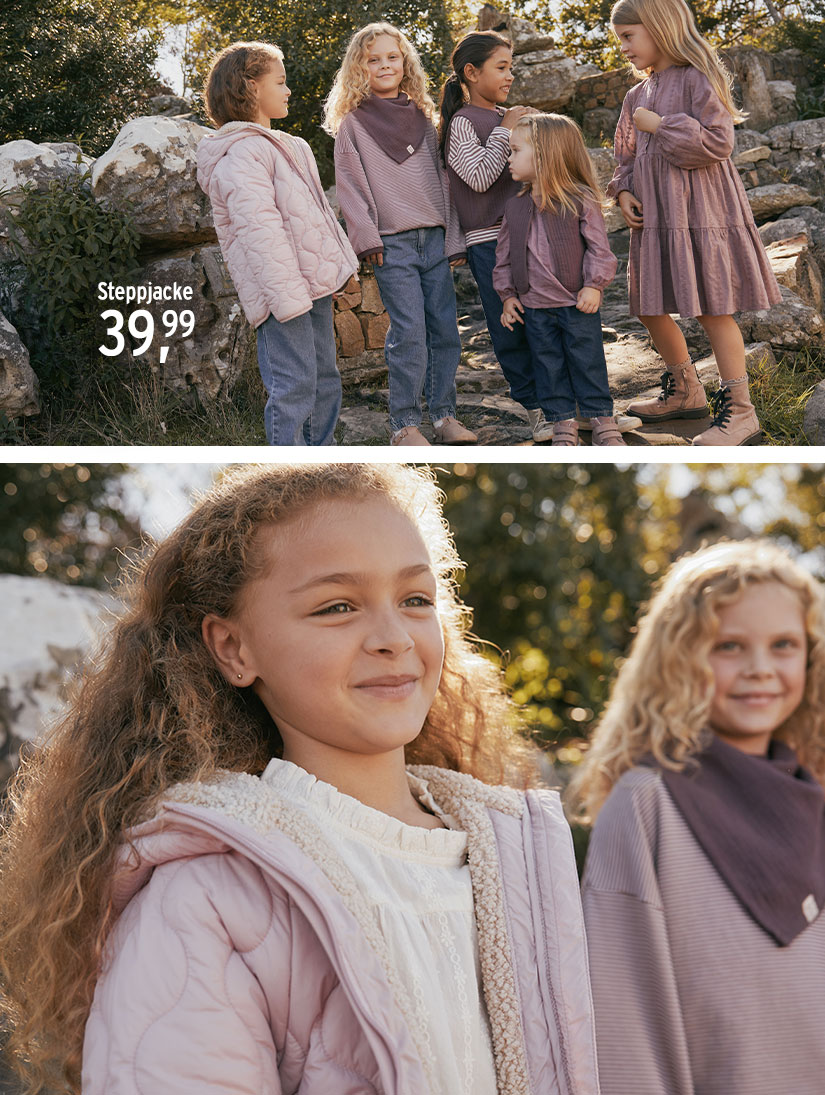 Steppjacke für Mädchen
