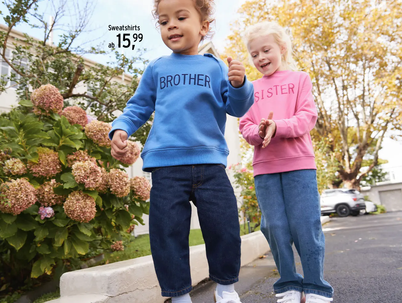Bunte Sweatshirts für Jungen und Mädchen