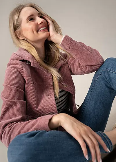 Rosa Teddyjacke
