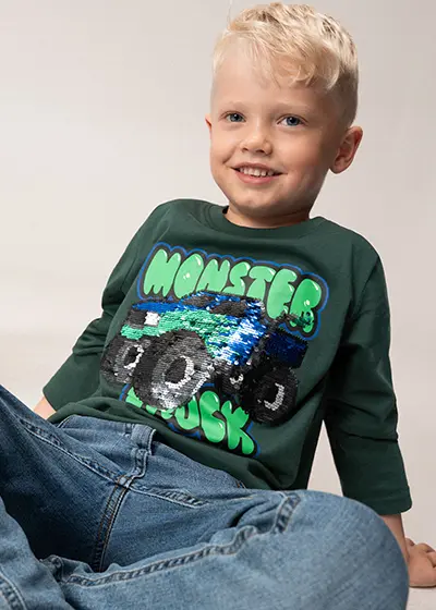 Coole Langarmshirts mit Wendepailletten