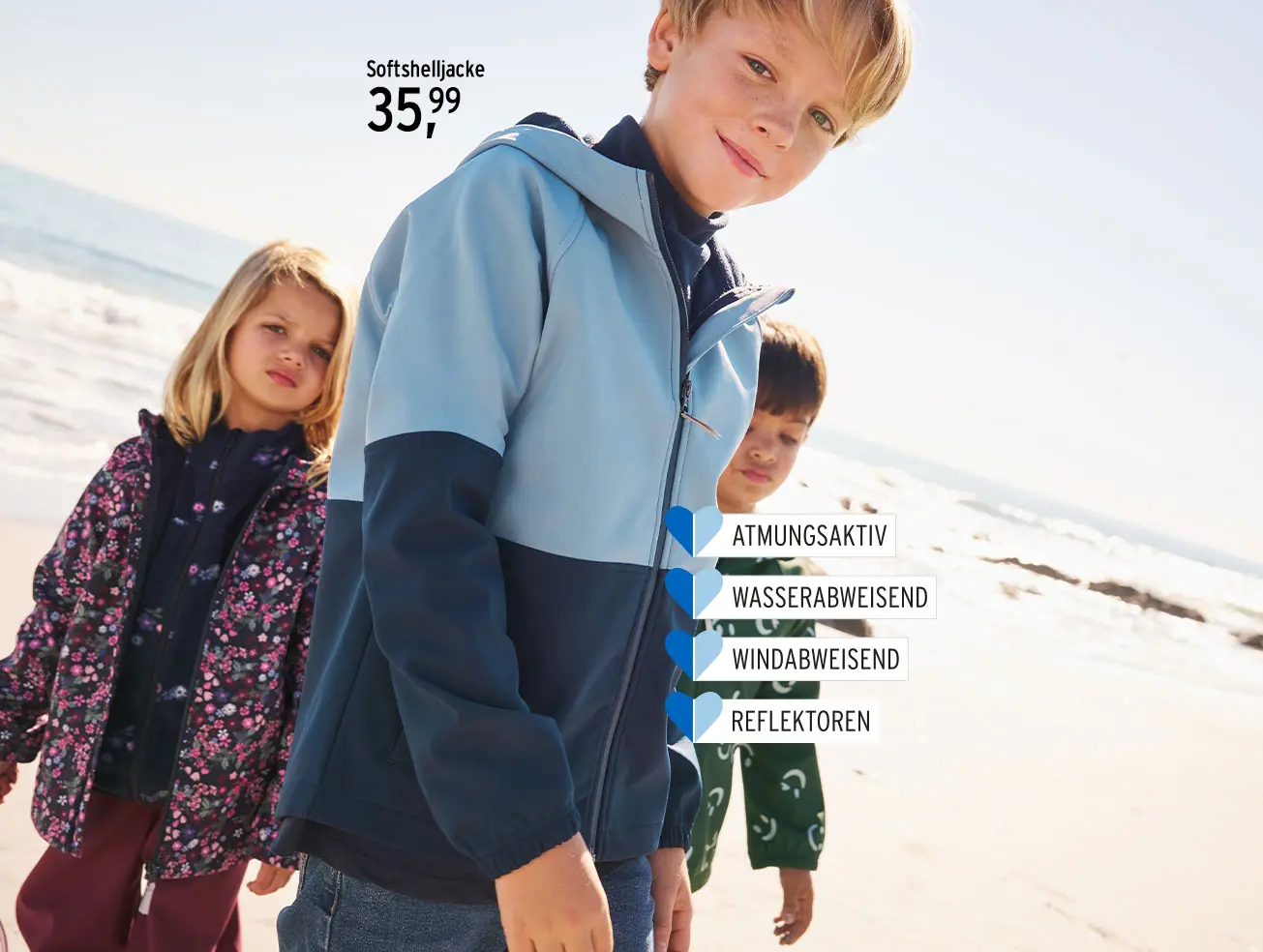 Softshelljacke für Jungen