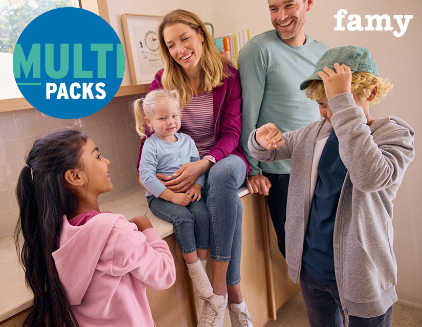 Mode für Damen und Herren im praktischen Multipack