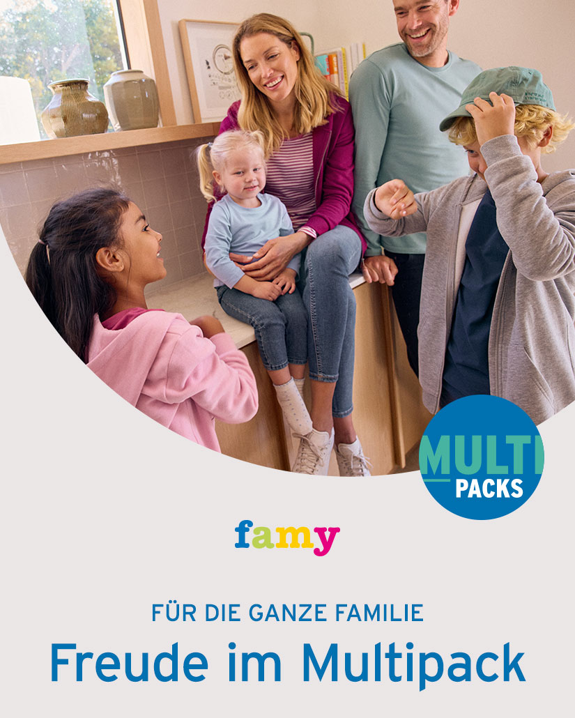 Multipacks für die ganze Familie