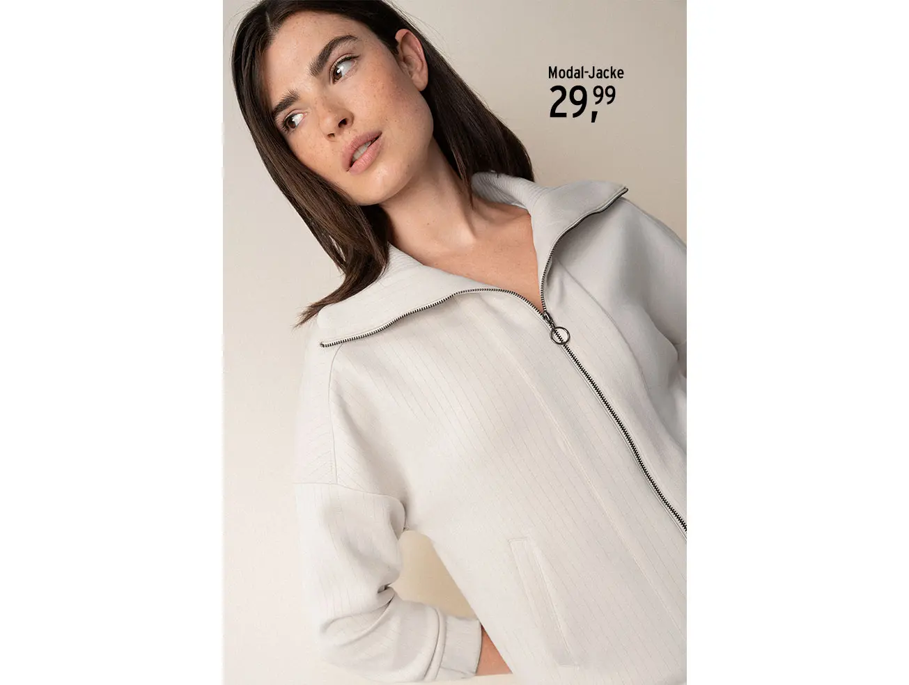 Helle Jacke aus Modal