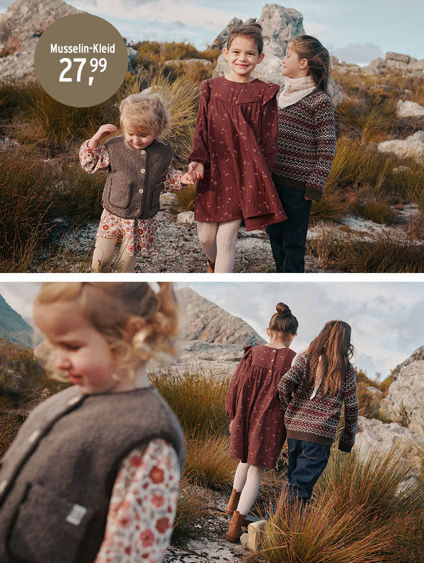 Musselin-Kleid für Mädchen Kleinkinder