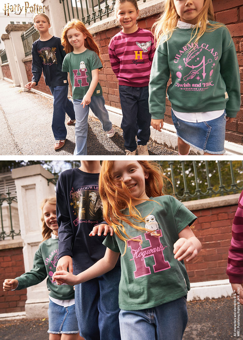 Shirts für Kinder mit Motiven von Harry Potter