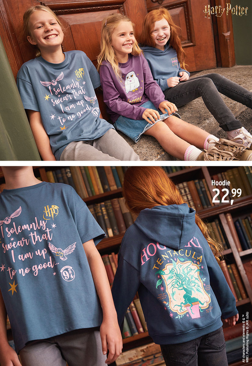 Shirts für Kinder mit Motiven von Harry Potter