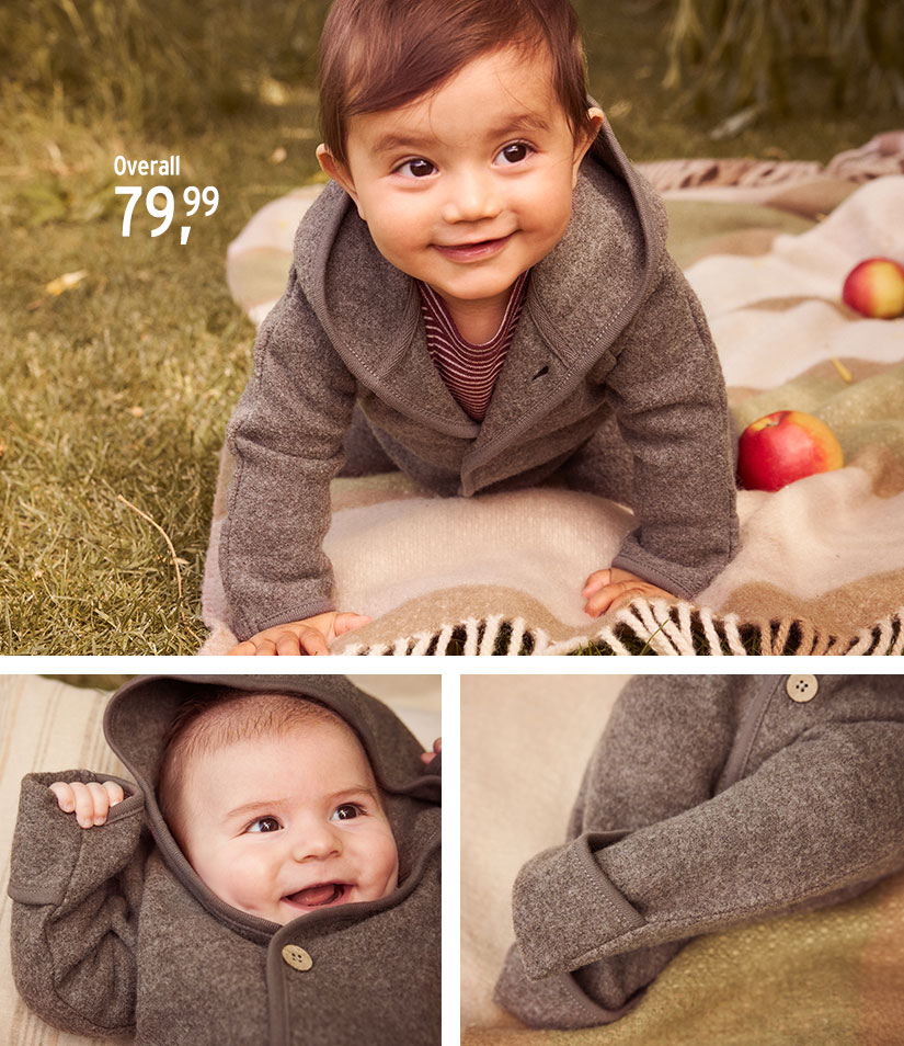 Wolllwalk Overall für Babys