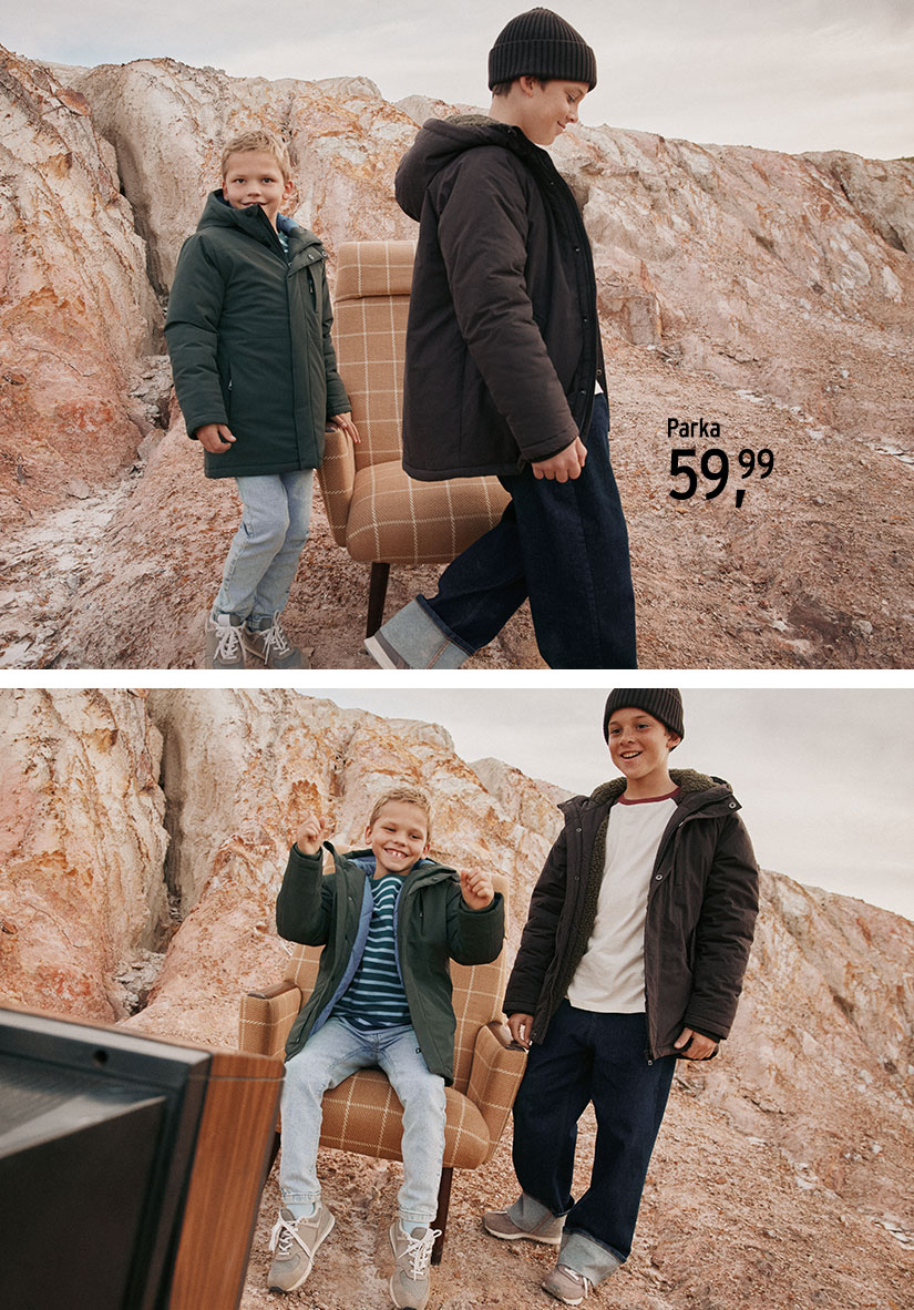 Parka voor jongens