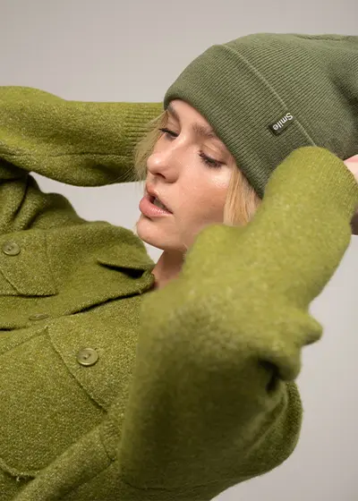 Strickjacke in Grün