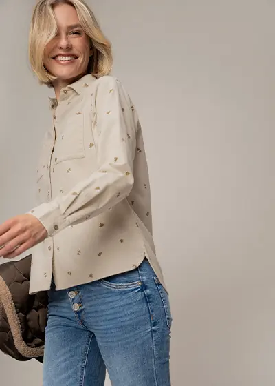Cord Hemd für Damen