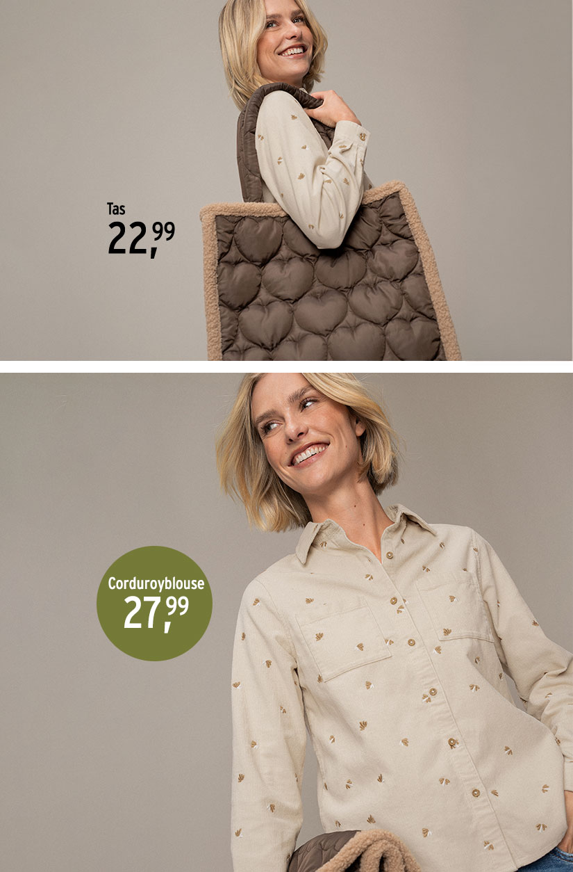 Tas met details van nepbont