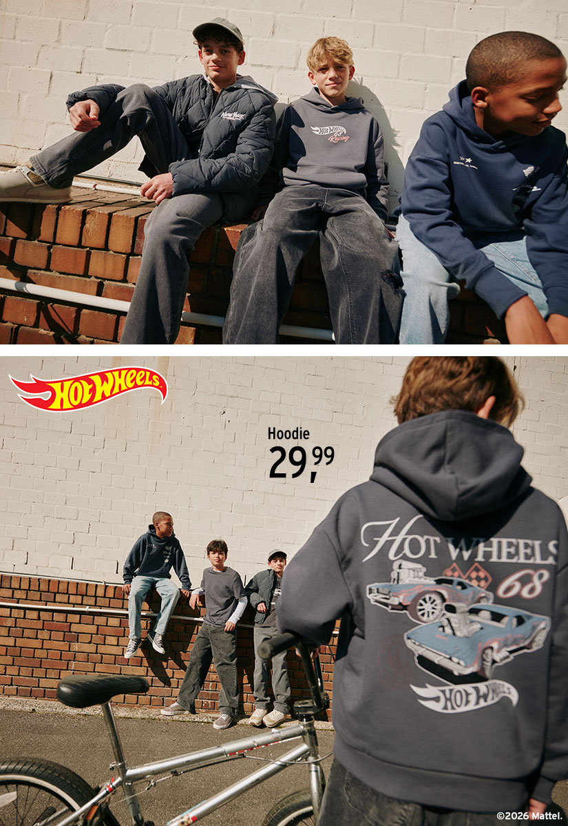 Coole Hoodies von Hotwheels für Jungen