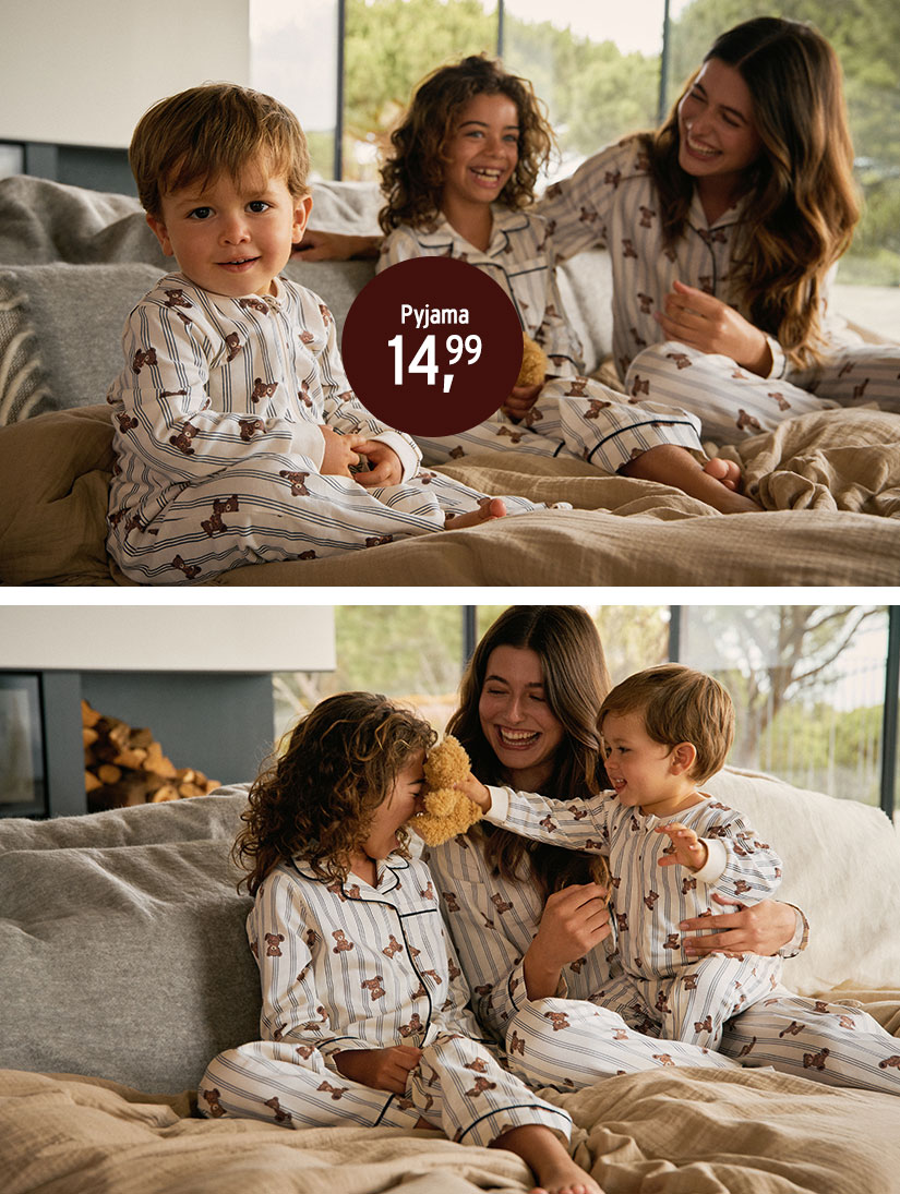 Pyjama’s voor het hele gezin
