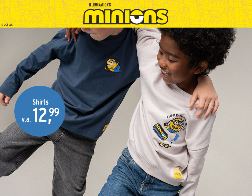 Kinderkleding met Minions-motieven