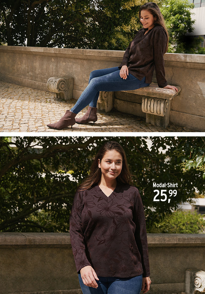 Neue Herbstmode für Damen in großen Größen