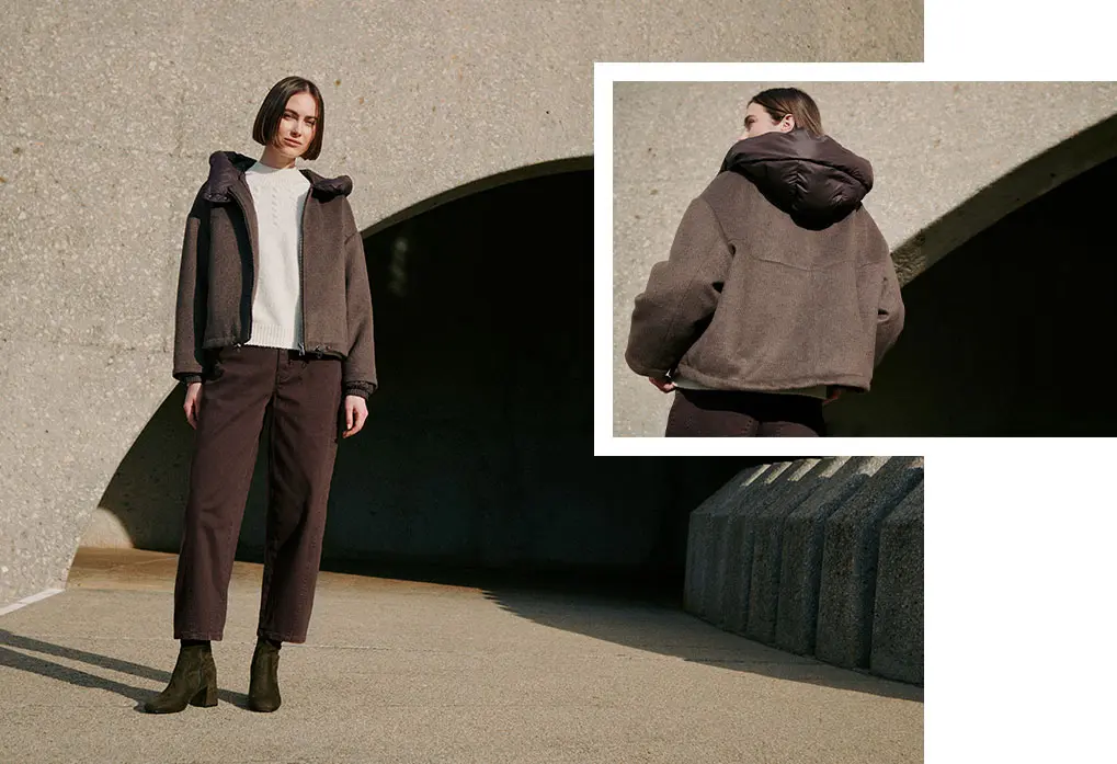 Strick-Pullover für damen in Ecru