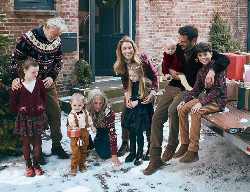 Weihnachtsmode für die ganze Familie