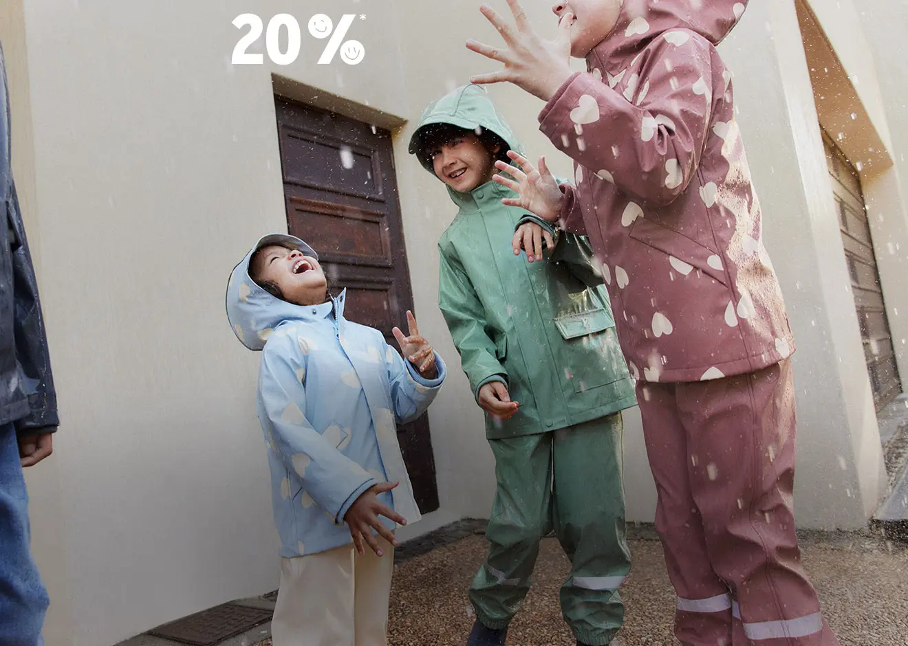 Regenmode für Kinder 20% günstiger