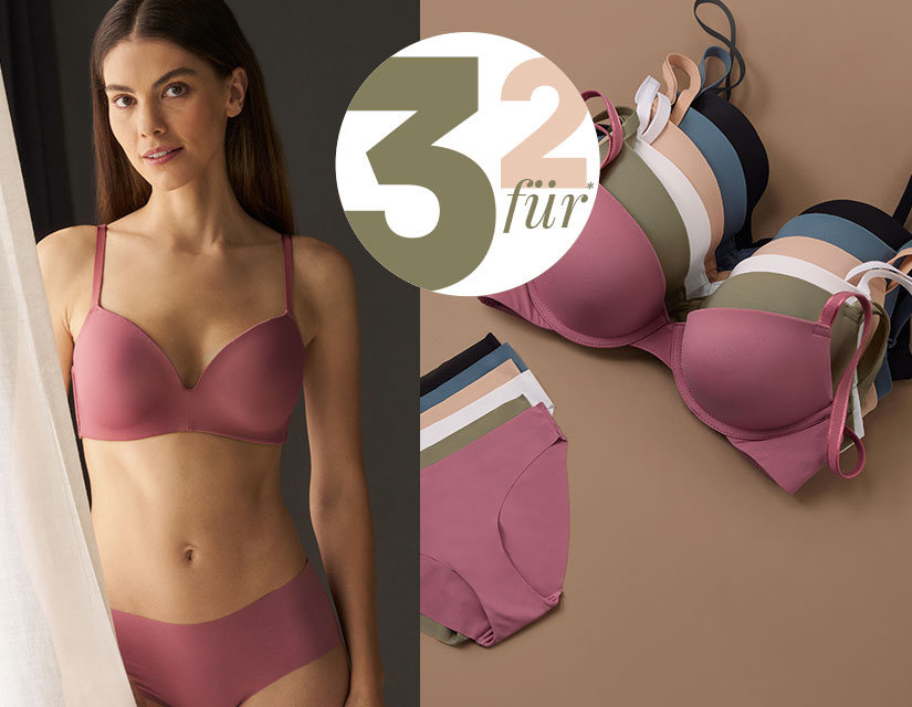 3 für 2 auf nahtlose Wäsche