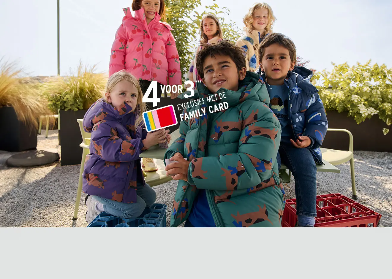 4 voor 3 op kindermode