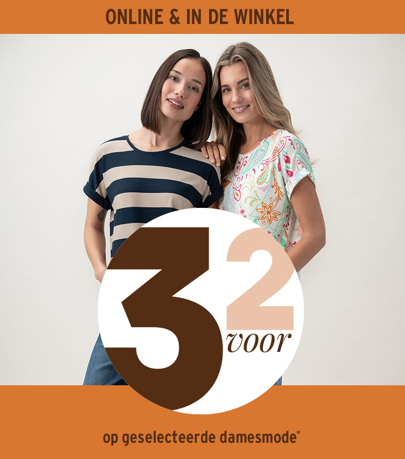 3 voor 2 dames promotie
