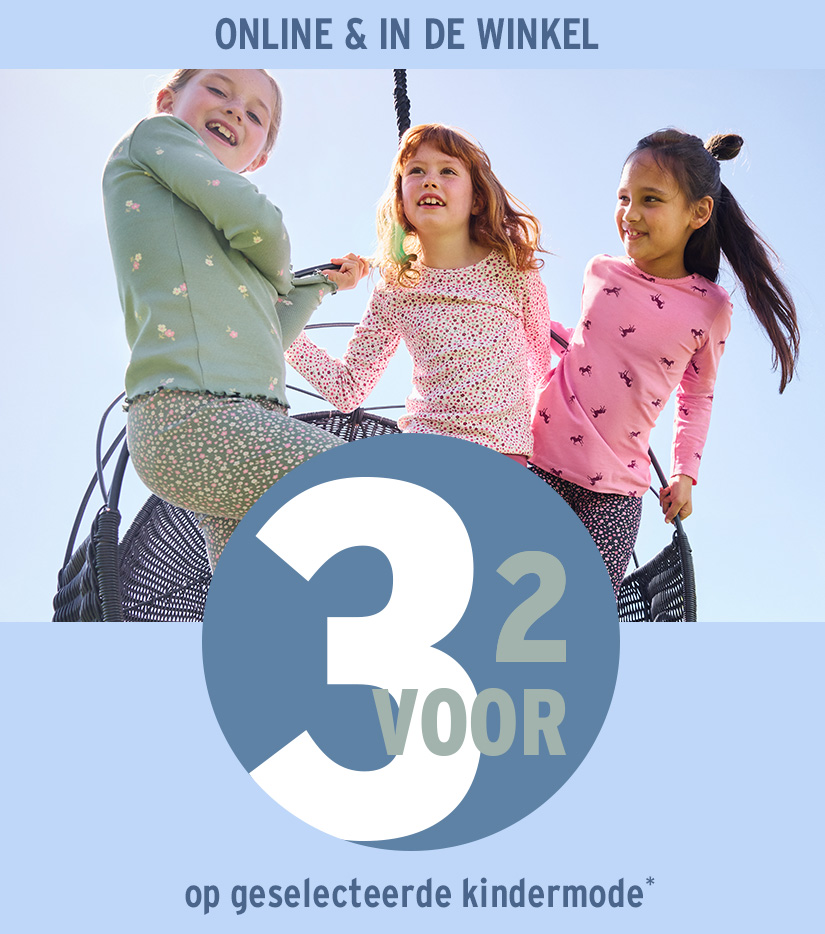 3 voor 2 op peutermode
