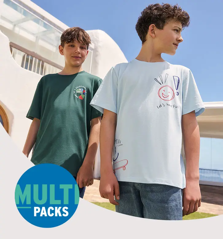 20% auf Multipacks für Jungen
