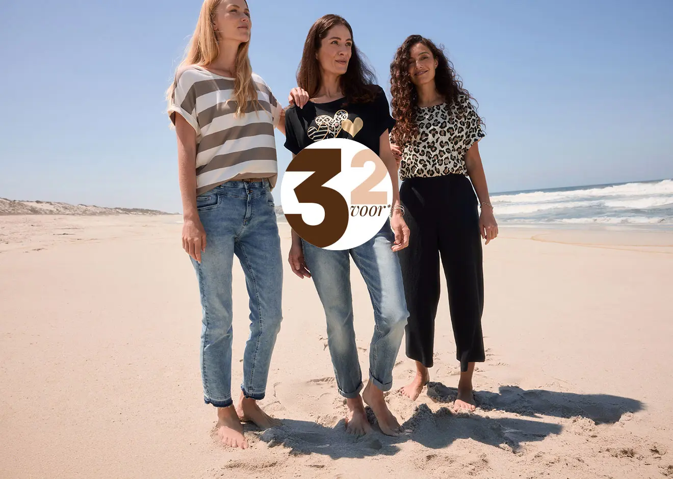 3 voor 2 op damesmode