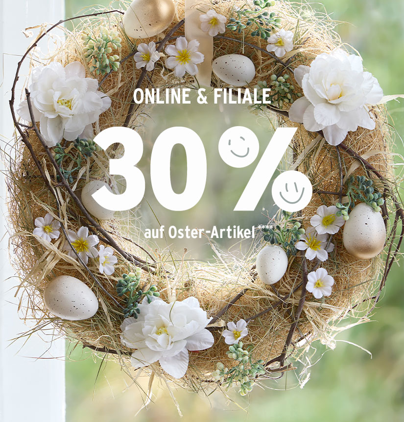 30% auf Oster-Artikel
