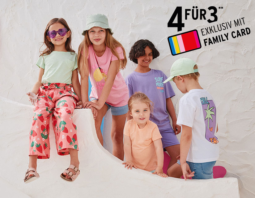 4 für 3 Kindermode
