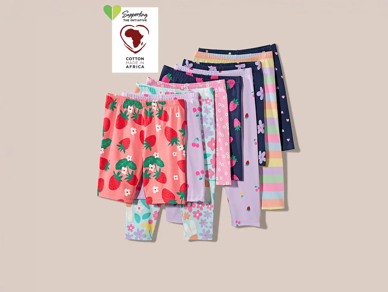 Baby Leggings mit verschiedenen Prints