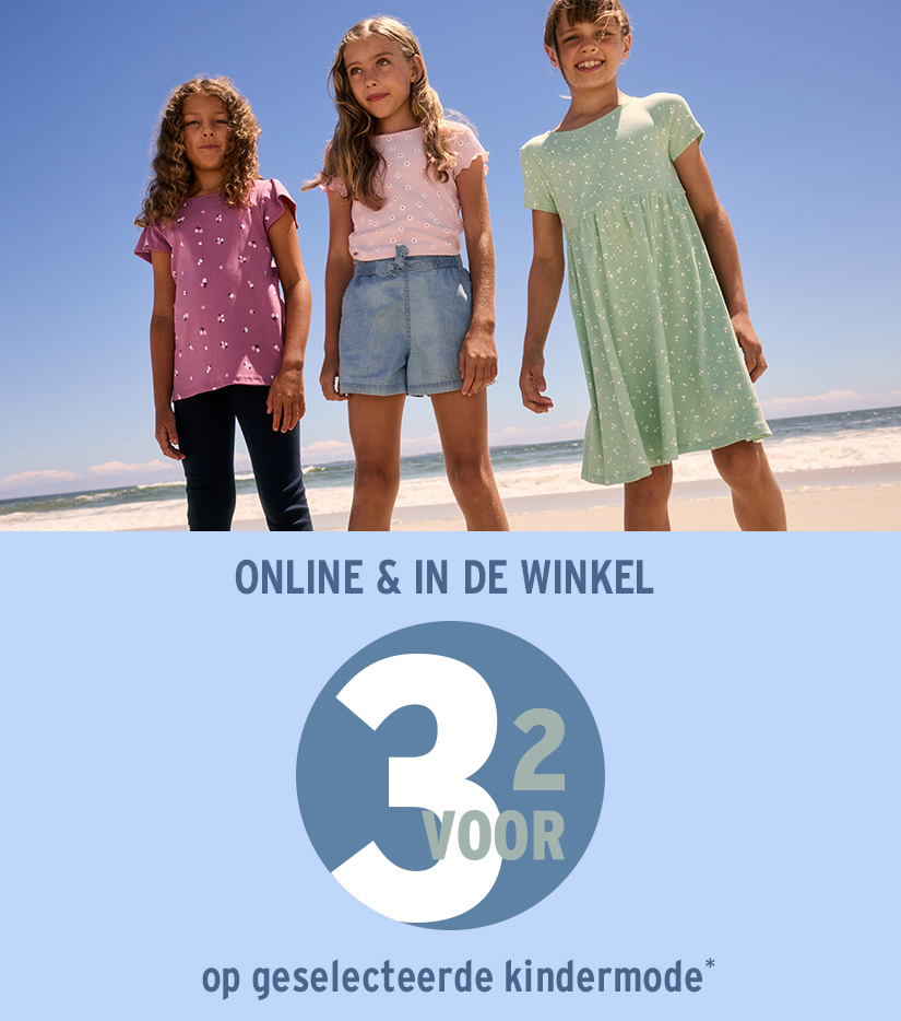3 voor 2 op peutermode