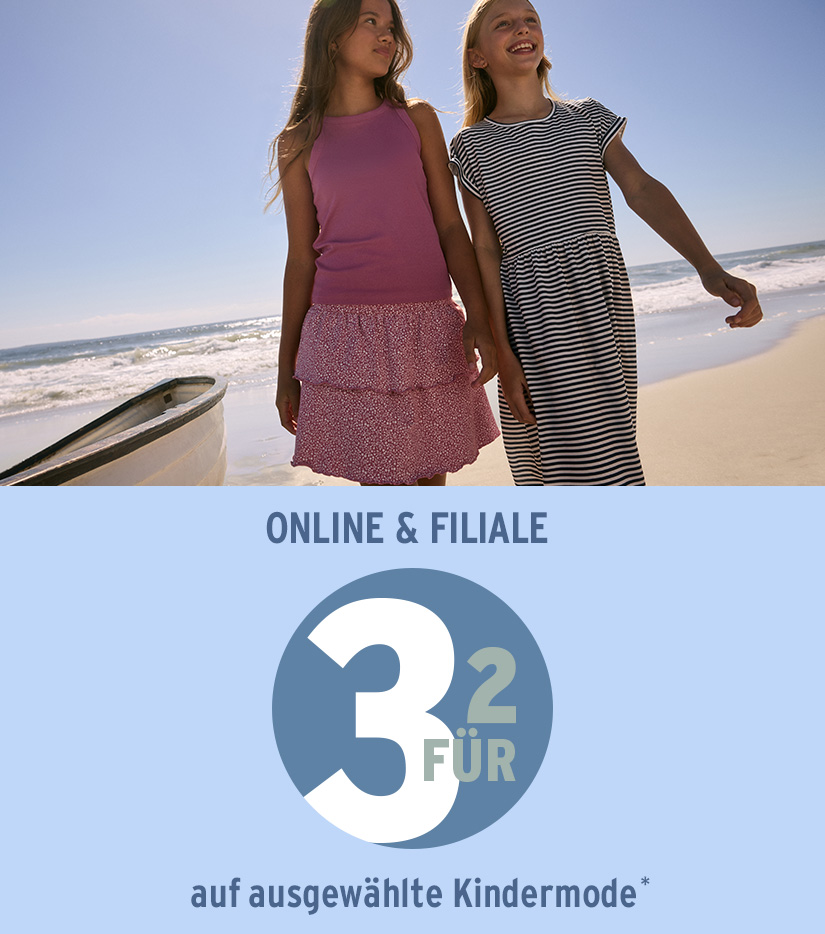 3 für 2 Kindermodenaktion