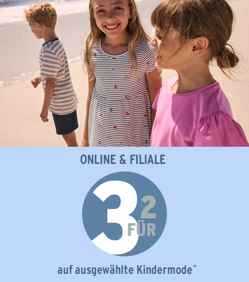 3 für 2 auf Kleinkindermode