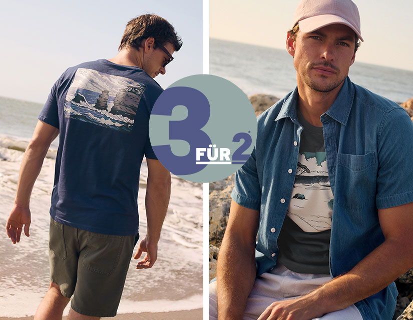 Sommerliche Mode für Herren